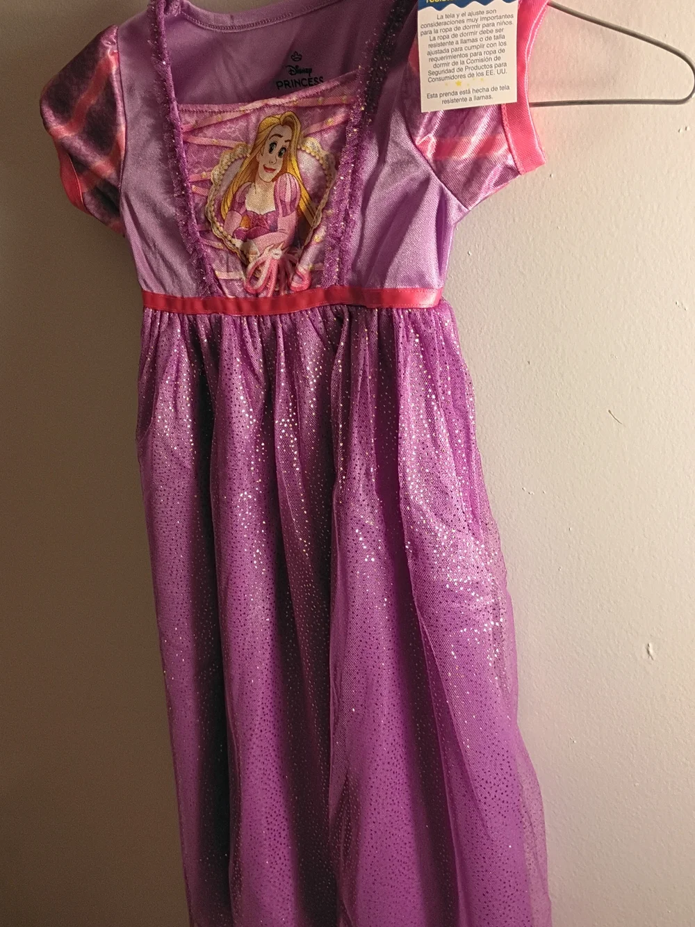 Rapunzel Purple Girls Costume Dress - Picture 6 of 7